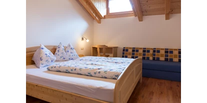 dovolená na farmě - Terrasse oder Balkon am Zimmer - Mühlwald (Trentino-Südtirol) - Schlafzimmer - Schgagulerhof