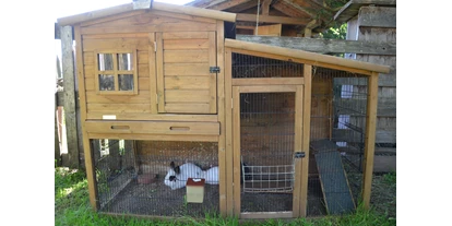 wakacje na farmie - Tiere am Hof: Hühner - Sarntal - Hasenstall - Schgagulerhof