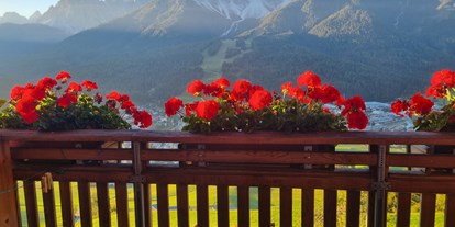 Urlaub auf dem Bauernhof - Umgebung: Urlaub am See - Südtirol - Ausicht Balkon - Pircherhof