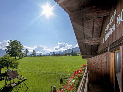 vacanza in fattoria - Terrasse oder Balkon am Zimmer - Austria - Erbhof "Achrainer-Moosen"