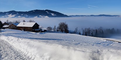 vacanza in fattoria - Terrasse oder Balkon am Zimmer - Bregenzerwald - über den Wolken - Ausblickhof