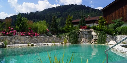 Urlaub auf dem Bauernhof - Schwimmmöglichkeit: Schwimmteich - Embach (Lend) - Thomanhof Baby und Kinderbauernhof