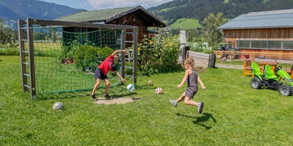 Urlaub auf dem Bauernhof - Fahrzeuge: Heuwender - Weißpriach - Spielplatz Garten - Schnell Palfengut