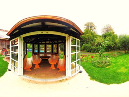 vacation on the farm - Mithilfe beim: Aussäen - Garten Ferienhof Hohe
360° Aufnahmen - virtueller Rundgang - Ferienhof Hohe