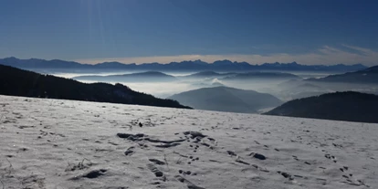 Urlaub auf dem Bauernhof - Eislaufen - Obermühlbach - Herrlicher Ausblick an einem sonnigen Wintertag auf der Simonhöhe - Ferien am Talhof