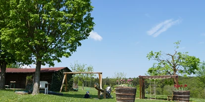 Urlaub auf dem Bauernhof - ideal für: Senioren - Morshausen - Spielplatz für die Kleinsten - Hubertushof Eifel