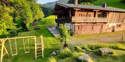 vacation on the farm - Jahreszeit: Frühlings-Urlaub - Berg (Leogang) - Sonne von früh bis spät am Nobahof - Nobahof am Wilden Kaiser