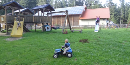 Urlaub auf dem Bauernhof - nachhaltige Landwirtschaft - Untergösel - Spielplatz - BIO - Hotel - Alpengasthof Koralpenblick