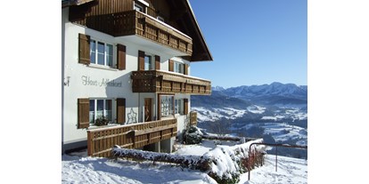 Urlaub auf dem Bauernhof - ideal für: Ruhesuchende - Vorarlberg - Haus Adlerhorst Winter - Haus Adlerhorst