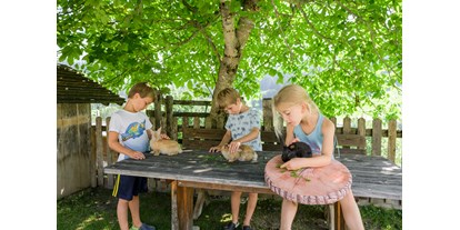 Urlaub auf dem Bauernhof - Embach (Lend) - Spielen mit den Tieren - Bio-Familienbauernhof Göttfriedbauer
