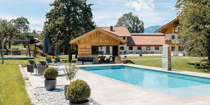 Urlaub auf dem Bauernhof - Kräutergarten - PLZ 5630 (Österreich) - Unser Schwimmbad - Ferienparadies Taxen