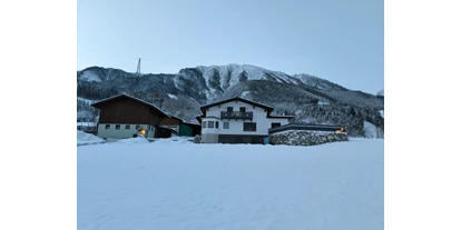 Urlaub auf dem Bauernhof - ideal für: Mitarbeit - Mayrhofen (Saalfelden am Steinernen Meer) - Winter bei uns am Hof - Bauernhof Sonnenhuab 