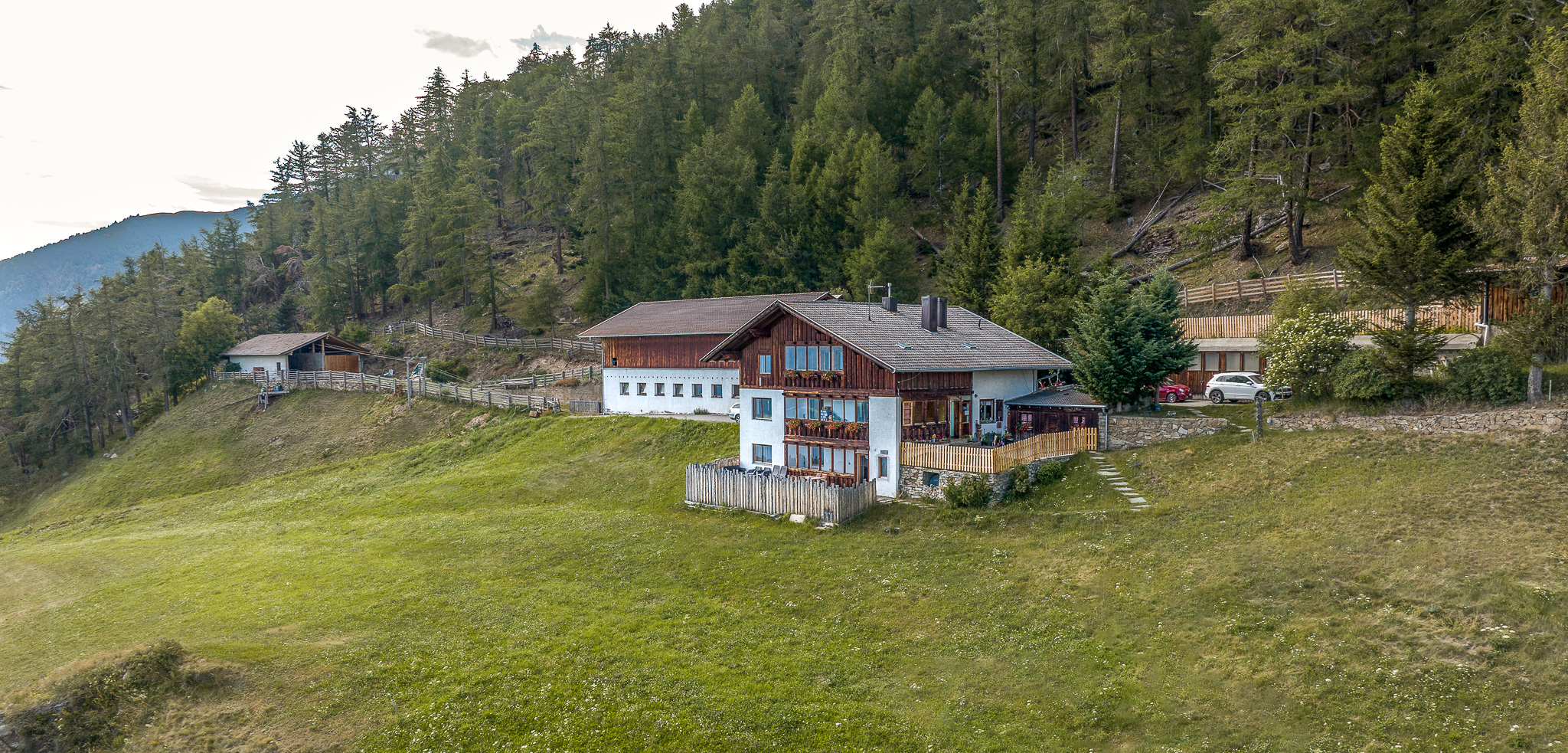 Ferien Bauernhof - Ansicht der Hofstelle - Oberköbenhof 