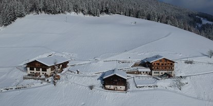 Urlaub auf dem Bauernhof - Fahrzeuge: Güllefass - Italien - Der Ortlerhof im Winter. - Ortlerhof im Ultental