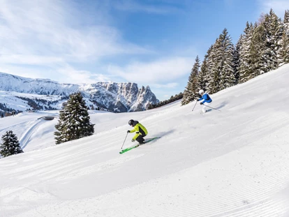 odmor na imanju - Frühstück - Sarntal - Skiurlaub auf der Seiser Alm/Val Gardena
Abfahren auf der größten Hochalm Europas - Binterhof