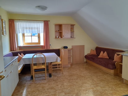 odmor na imanju - ideal für: Ruhesuchende - Sarntal - Küche Wohnung 3 - Ferienwohnungen Oberwieserhof
