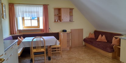Urlaub auf dem Bauernhof - Fernseher am Zimmer - Italien - Küche Wohnung 3 - Ferienwohnungen Oberwieserhof