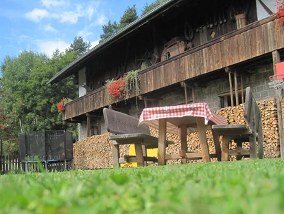 dovolenka na farme - ideal für: Ruhesuchende - Pfalzen - Garten - Ferienwohnungen Oberwieserhof