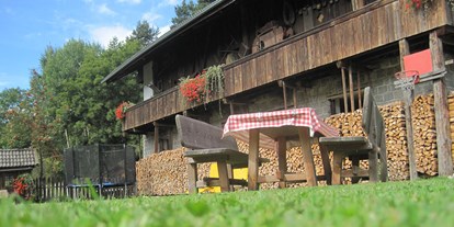 Urlaub auf dem Bauernhof - Art der Unterkunft: Appartement - Garten - Ferienwohnungen Oberwieserhof