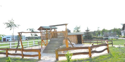 Urlaub auf dem Bauernhof - Tiere am Hof: Ponys - Deutschland - Spielplatz - Haflingerhof Noack