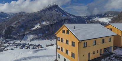 Urlaub auf dem Bauernhof - ideal für: Mitarbeit - Bregenzerwald - Winter im Bergglück: Schneesichere Skigebiete sind nur einen Steinwurf entfernt. - Panoramahof Bergglück