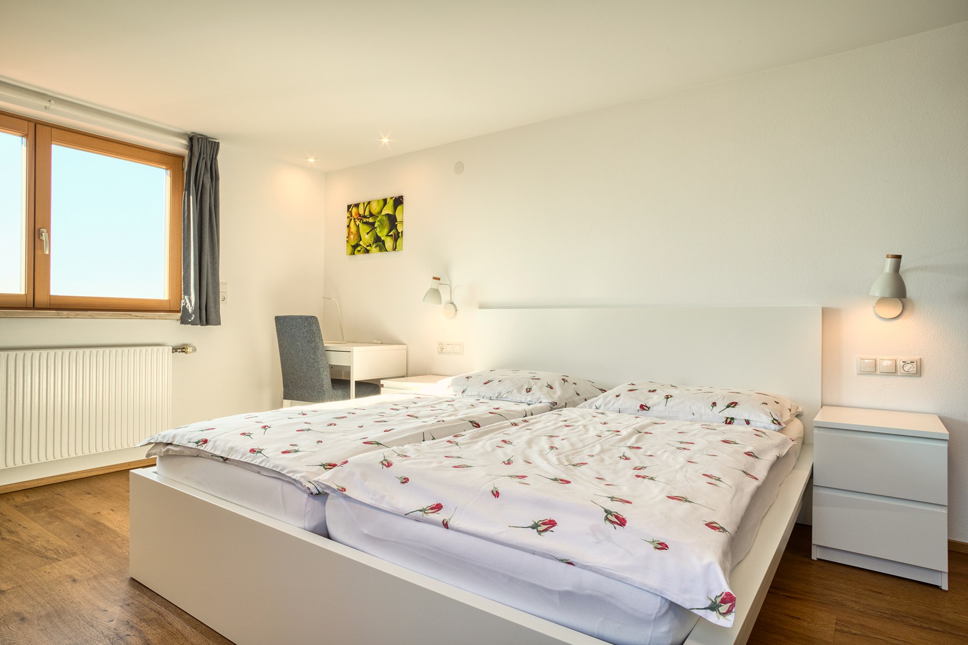 Vakantieboerderij - Schlafzimmer Ferienwohnung "Seeblick - Innauer Hof
