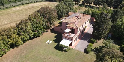 vacanza in fattoria - San Gimignano - Vista aerea Agriturismo - Agriturismo le Cerbonche