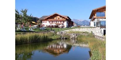 Urlaub auf dem Bauernhof - Almwirtschaft - Tiroler Unterland - Schwimmteich - Feriengut Unterhochstätt