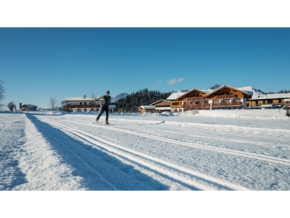 Urlaub auf dem Bauernhof - Jahreszeit: Winter-Urlaub - Hütten (Leogang) - Langlaufen - Feriengut Unterhochstätt