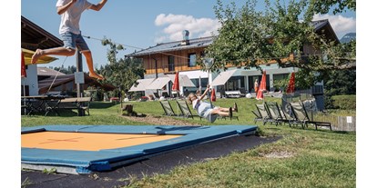 Urlaub auf dem Bauernhof - begehbarer Heuboden - Tirol - Spielplatz - Feriengut Unterhochstätt