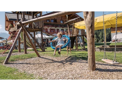 Urlaub auf dem Bauernhof - ideal für: Wellness - Almdorf (Saalfelden am Steinernen Meer) - Spielplatz - Feriengut Unterhochstätt