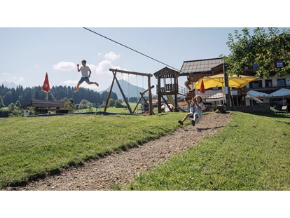 vakantie op de boerderij - Söll - Spielplatz - Feriengut Unterhochstätt