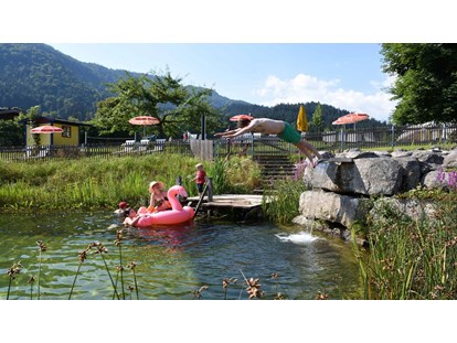 vacanza in fattoria - Kräutergarten - Hollersbach im Pinzgau - Schwimmteich - Feriengut Unterhochstätt