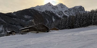 Urlaub auf dem Bauernhof - erreichbar mit: Auto - Tirol - Direkt im Skigebiet und Touren 
Gebiet gelegen. - Nockhof