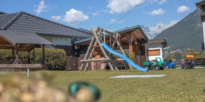 Urlaub auf dem Bauernhof - ideal für: Ruhesuchende - Ried im Oberinntal - Spielplatz - Kinderbauernhof Albeineler Pitztal Tirol