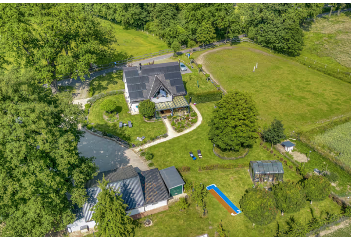 odmor na imanju - Sjeverna Rajna-Vestfalija - Luftaufnahme von unserem Haus - Relax und Wellness Landhaus Up’n Wall
