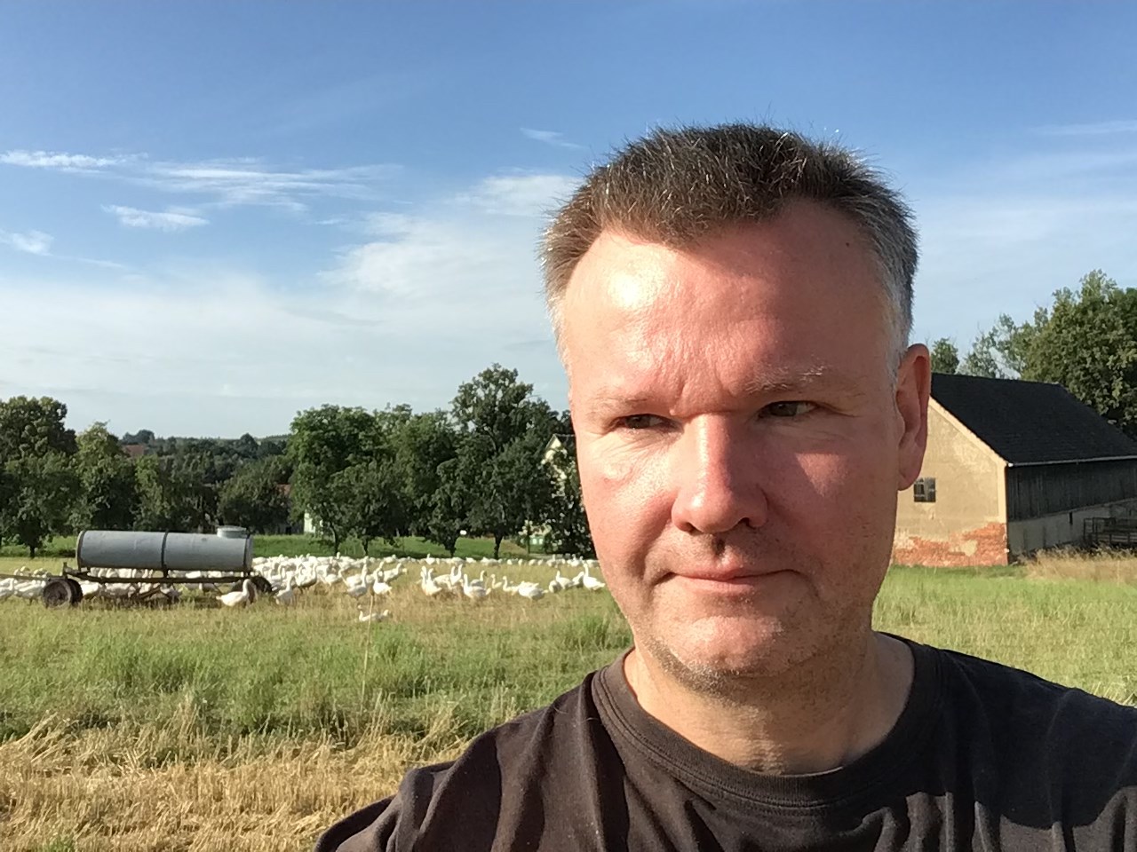 Camping auf dem Geflügelhof Arnsdorf hôte Sven