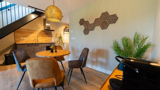 Ferien Bauernhof: Appartement 55qm - Ferienappartements Schoapdiek Huuskes auf Skop'nboer