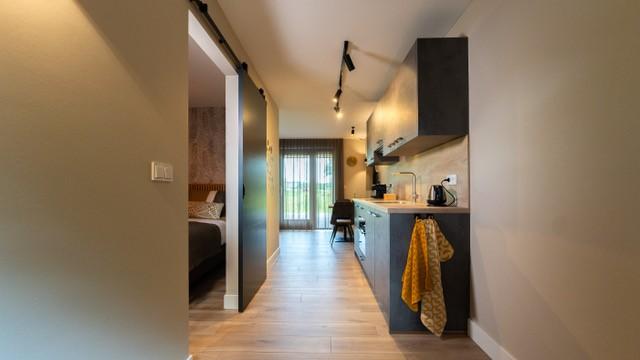 Ferien Bauernhof: Appartement 38qm - Ferienappartements Schoapdiek Huuskes auf Skop'nboer