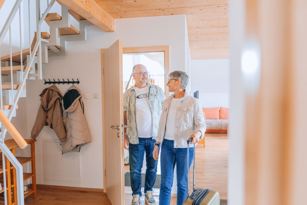 Bio-Obstgut Oberhof  Presentatie van de kamers Appartement Mispel in de "Alte Moste"
