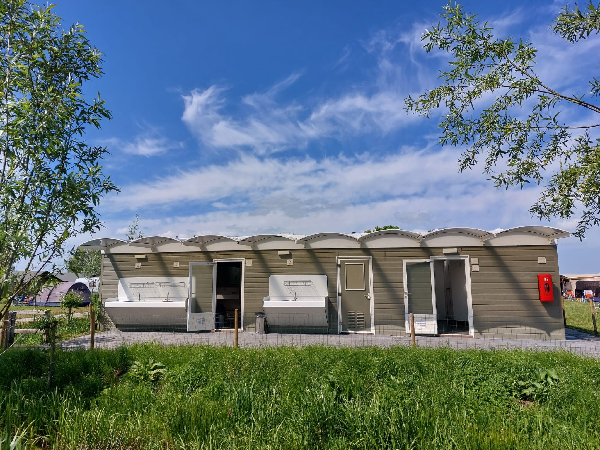 Ferien Bauernhof: Sanitairgebouw - Camping de Boerinn
