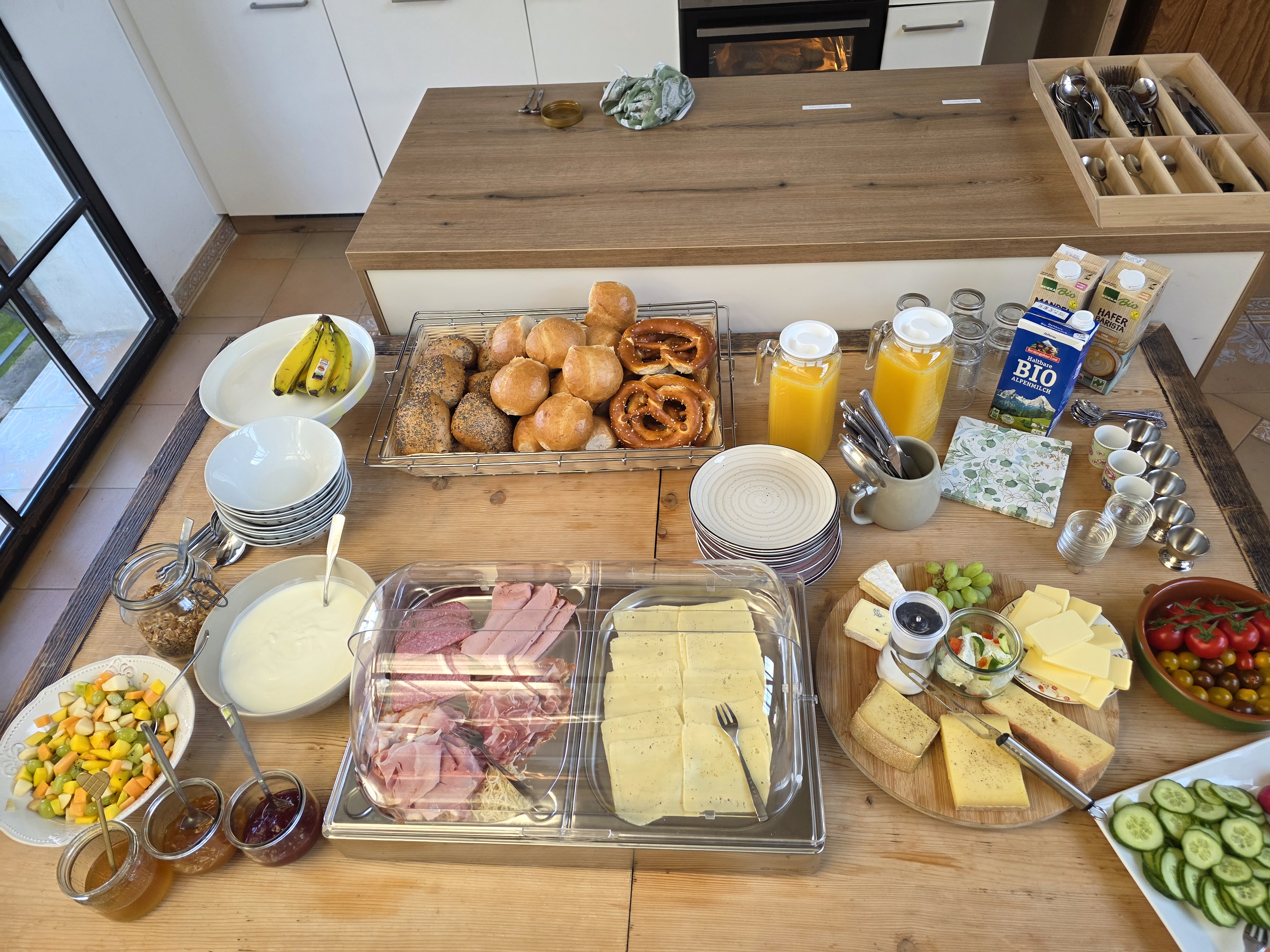 Ferien Bauernhof: Frühstücksbuffet - Ferienhof Schmelcher
