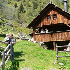 Ferien Bauernhof: Almhütte in der Ragga-Alm - Bio-Bauernhof Auernig