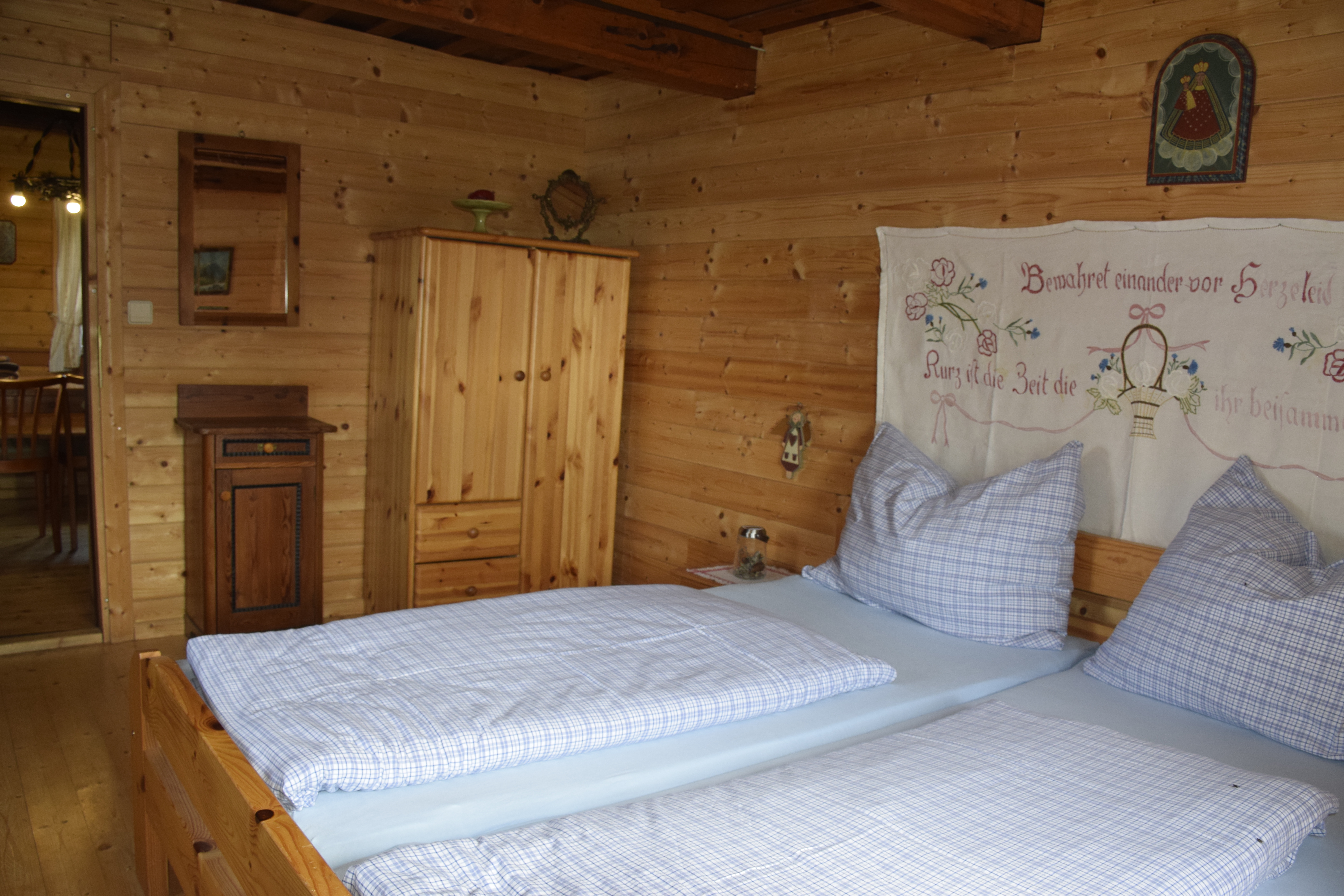 Biohof Brunner - Brunner Hütte Presentazione delle stanze Camera doppia al piano terra