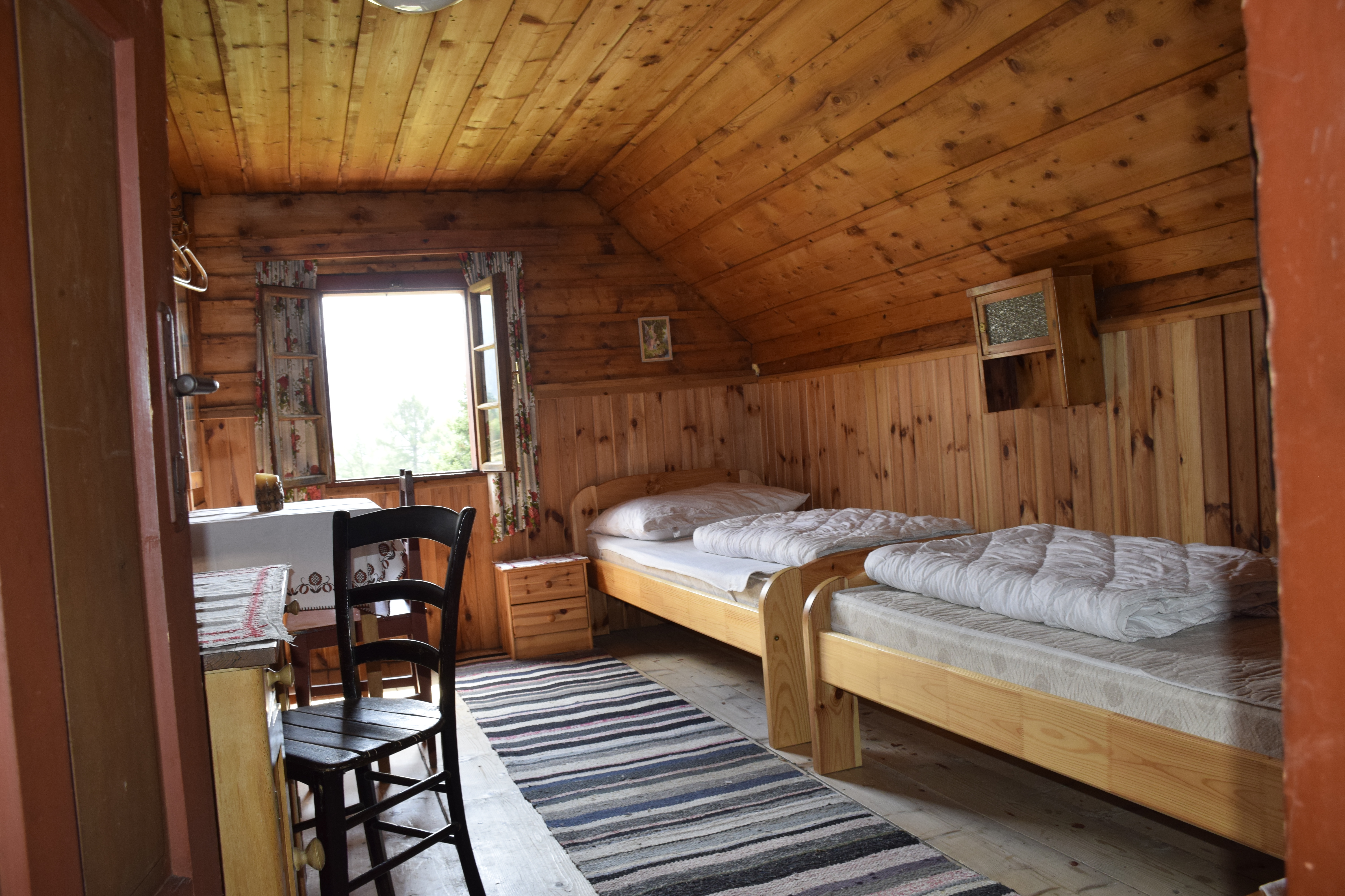 Ferien Bauernhof: 2-Bettzimmer im OG - Biohof Brunner - Brunner Hütte