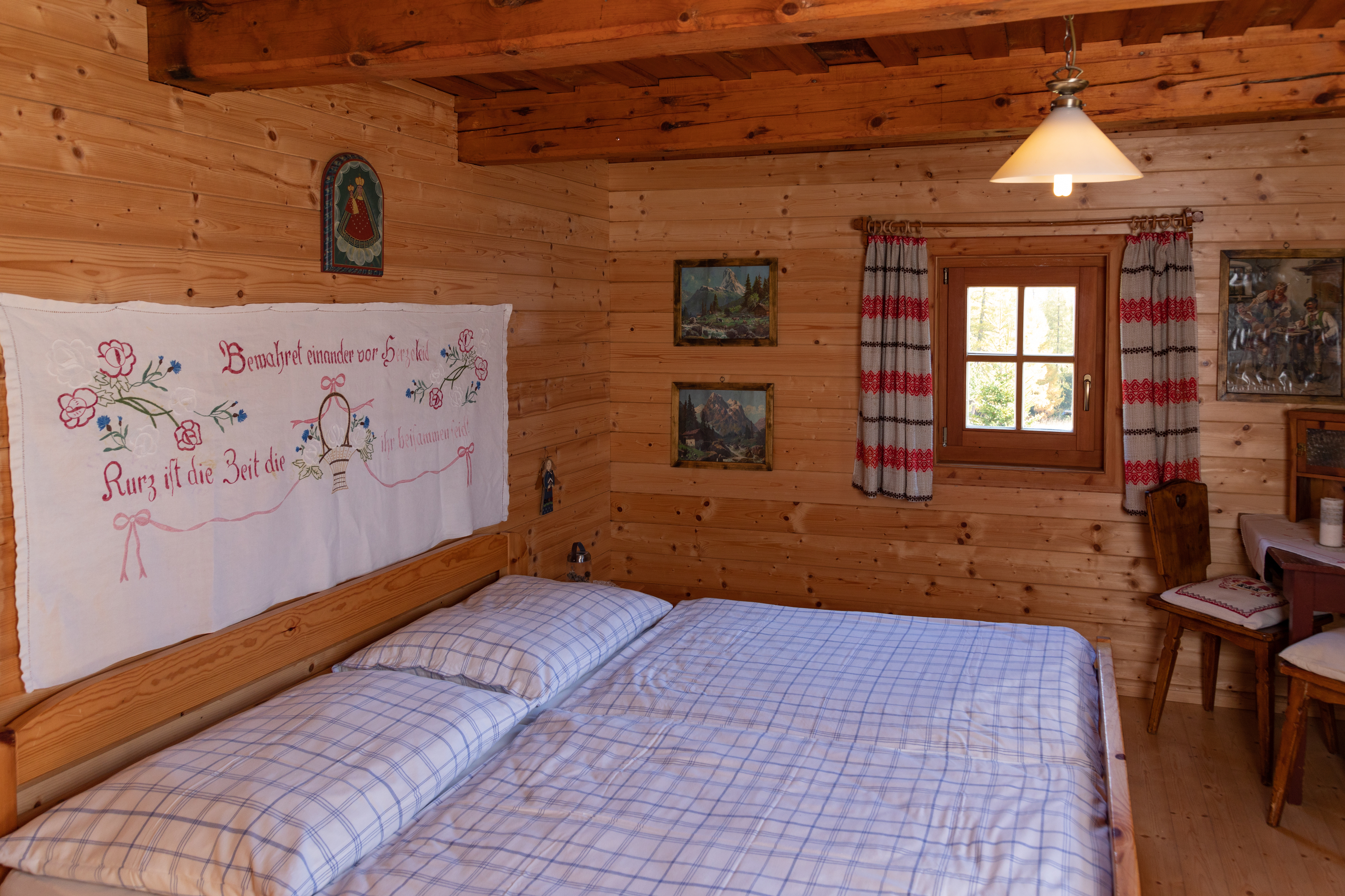 Ferien Bauernhof: Doppelzimmer im EG - Biohof Brunner - Brunner Hütte