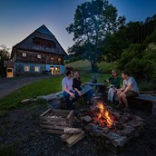 Ferien Bauernhof - Bauernhaus mit Lagerfeuerstelle - Adelwöhrer