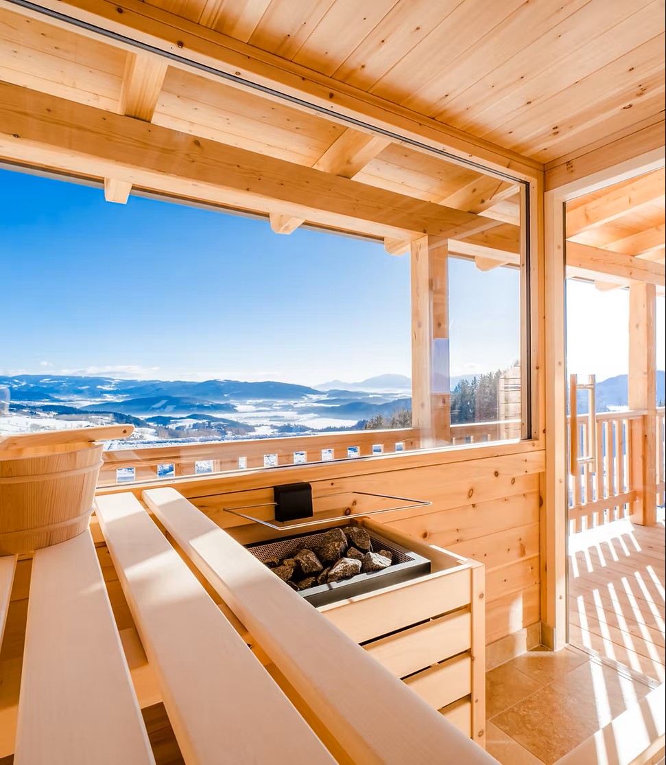 Unterkunft: Panoramasauna der Hochleben Chalets - Hochleben Chalets