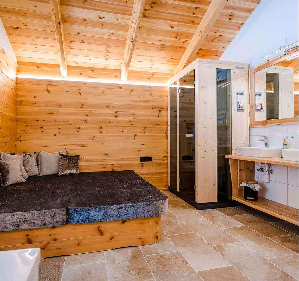 Unterkunft: Wohlfühlbadezimmer - Hochleben Chalets
