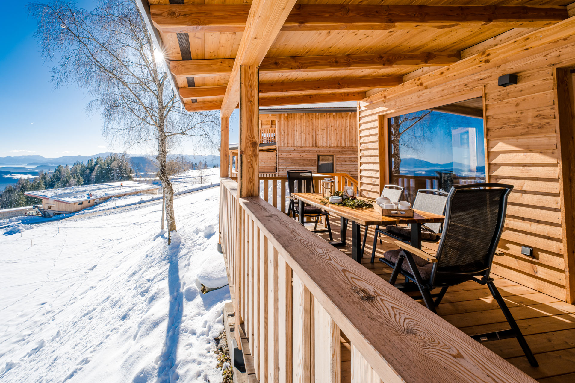 Unterkunft: Terrasse - Hochleben Chalets